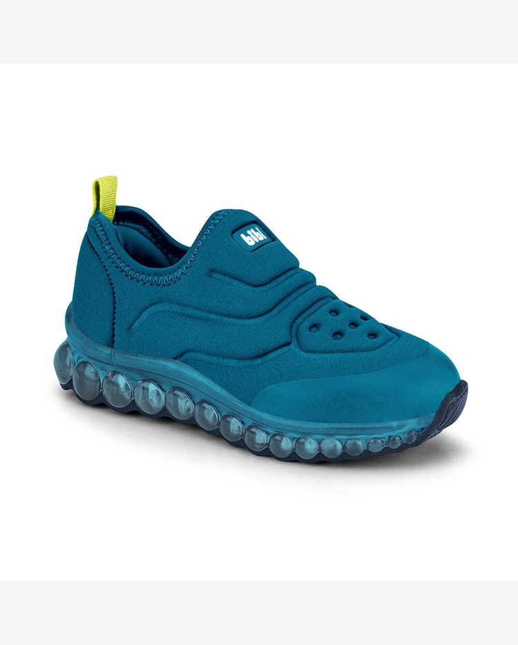 Riachuelo Tênis Infantil de Luz Feminino Azul com Alto-Relevo