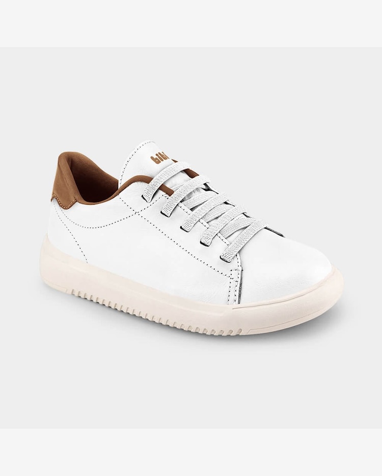 Riachuelo Sapatênis Infantil Bibi New Way Branco de Couro