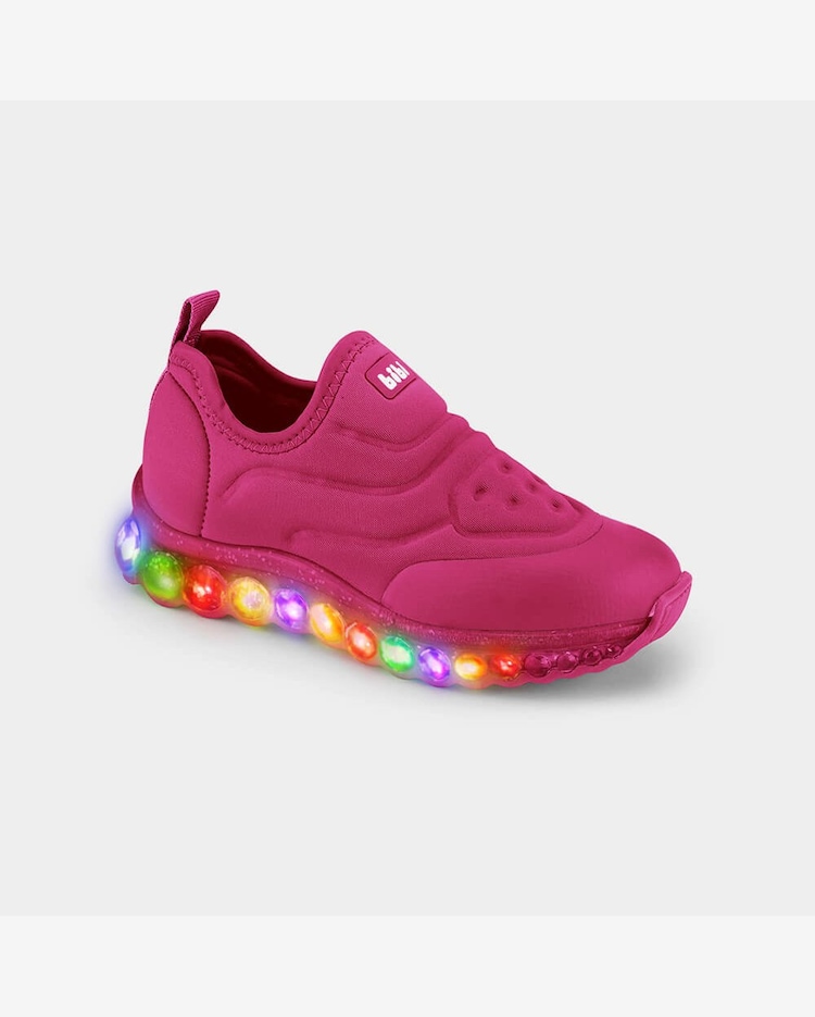 Riachuelo Tênis Infantil de Luz Bibi Roller Celebration Rosa Pitaya