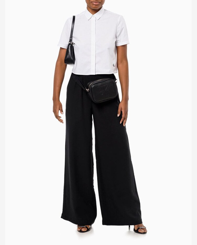 Calça Moletom Calvin CalÃ§a Calvin Klein Feminina Preta CALVIN