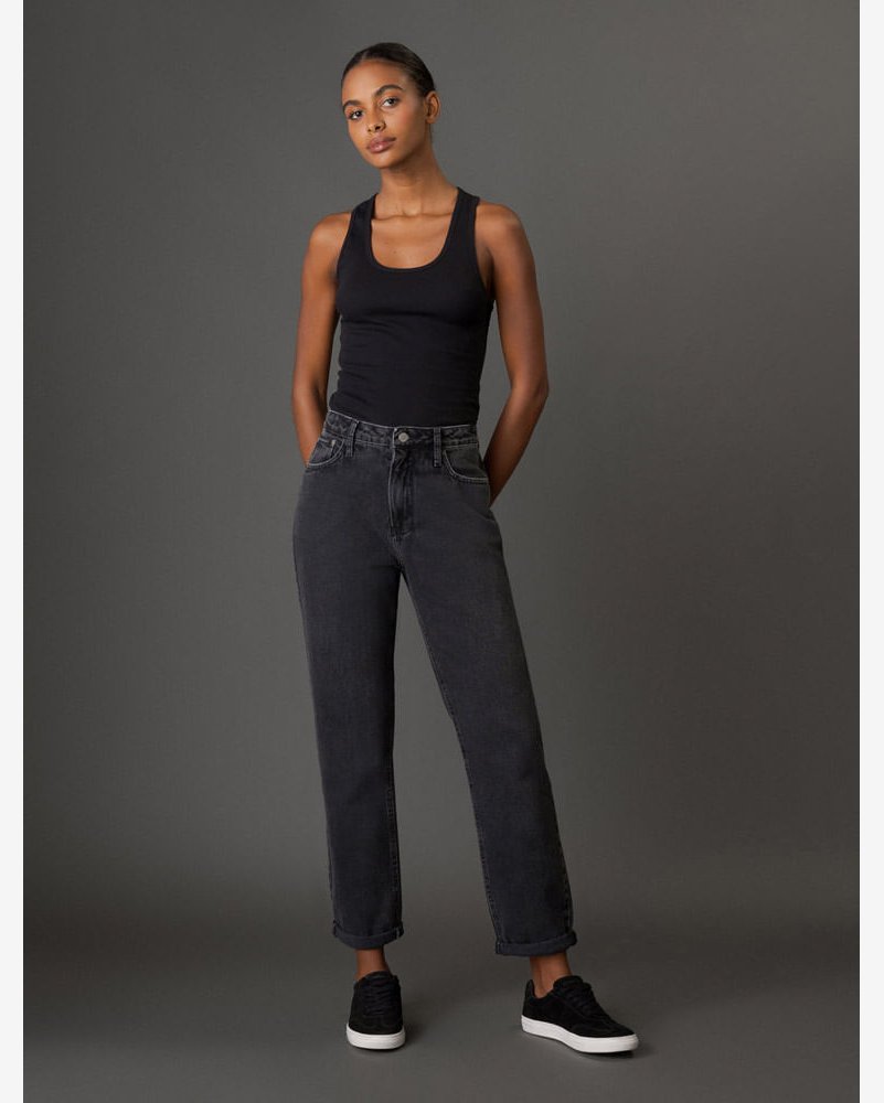 Regata Feminina Ribana Nadador Calvin Klein Jeans - Preto