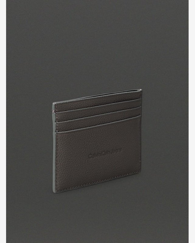 Porta Cartão Masculino Couro Calvin Klein Jeans - Capuccino