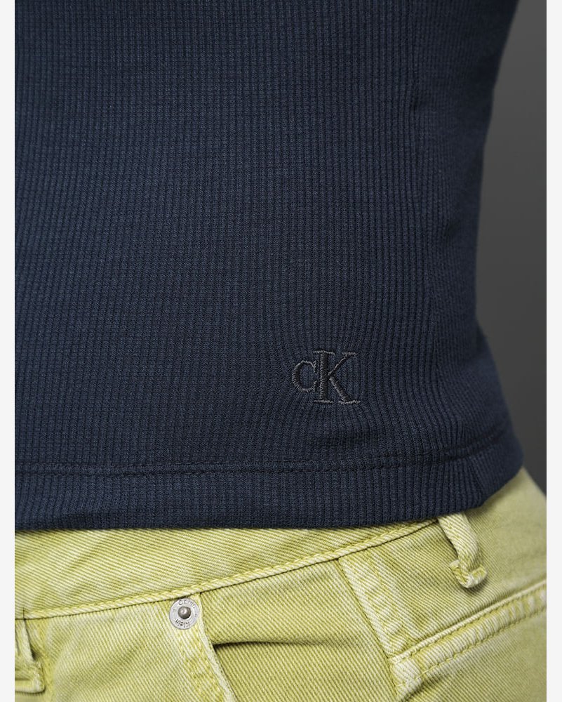 Regata Feminina Nadador Ribana Calvin Klein Jeans - Marinho