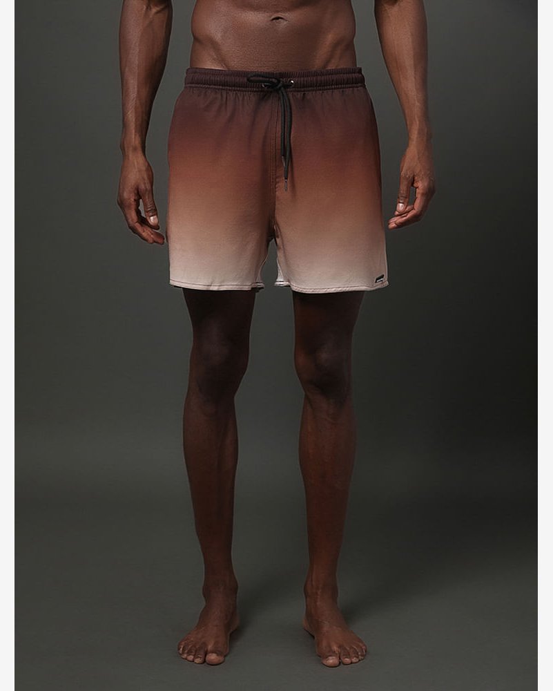 Shorts D'Água Masculino Degradê Calvin Klein Swimwear - Havana