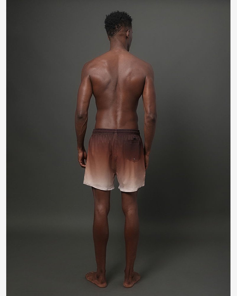 Shorts D'Água Masculino Degradê Calvin Klein Swimwear - Havana