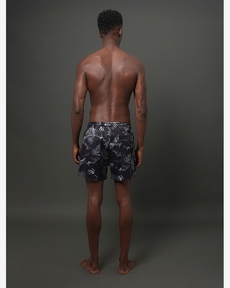 Shorts D'Água Masculino Elástico Reticulado Calvin Klein Swimwear - Chumbo