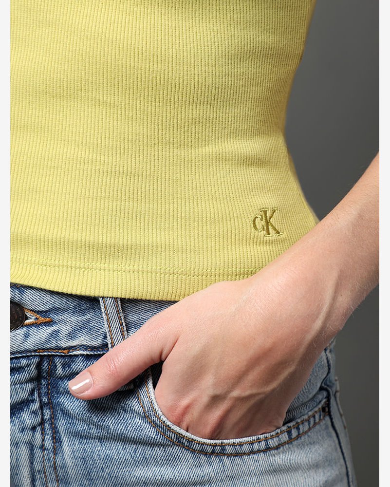 Regata Feminina Nadador Ribana Calvin Klein Jeans - Verde Pistache