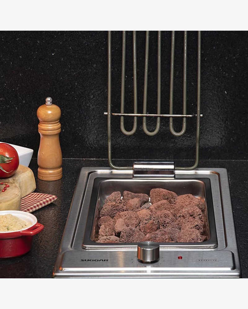 Cooktop Elétrico Suggar Barbecue Ferro Fundido Inox