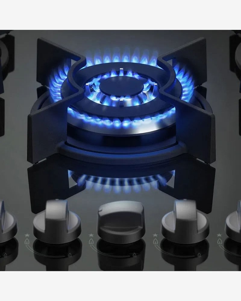 Riachuelo Cooktop à Gás 5 Bocas Prata Home Pro Electrolux GC75U
