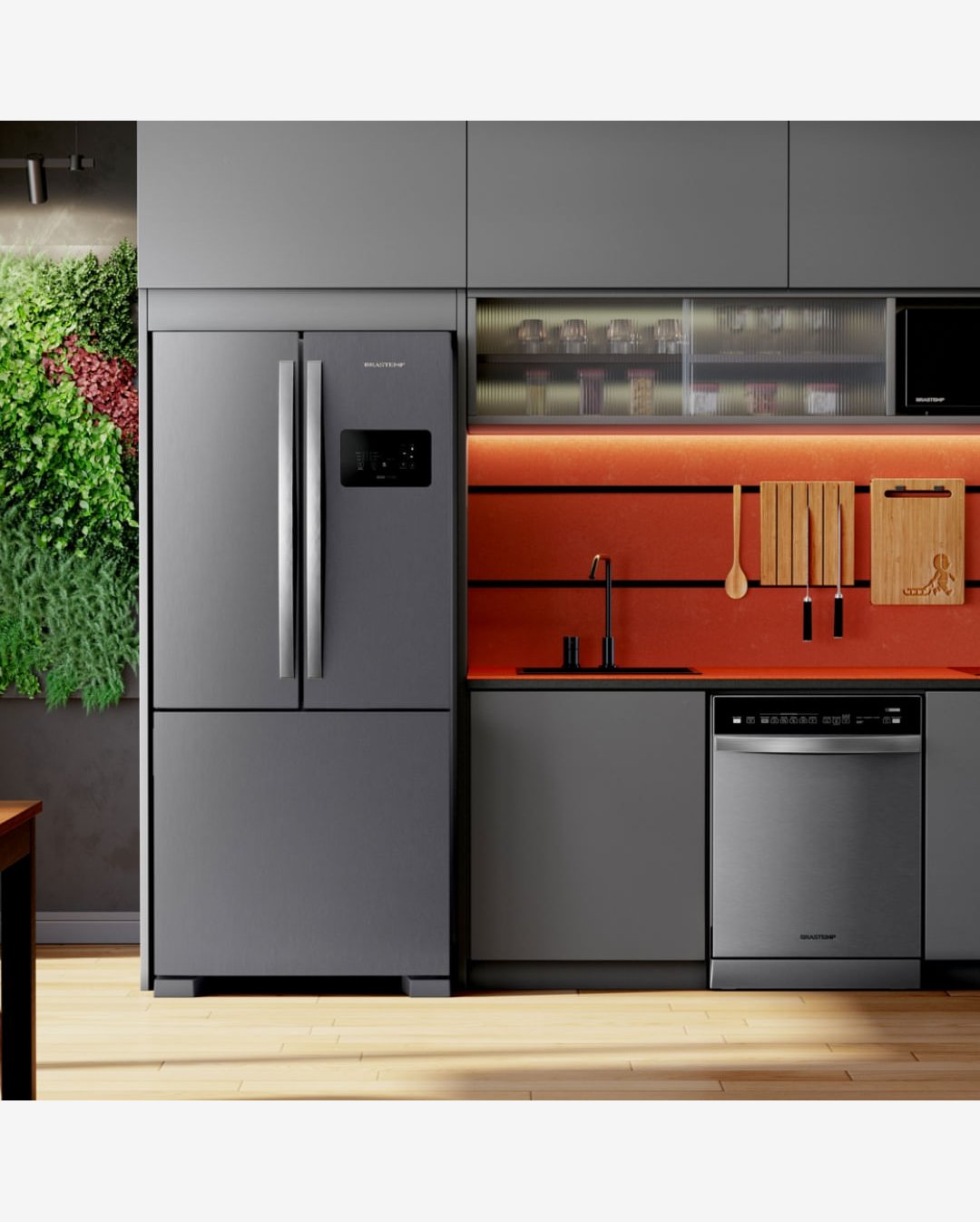 Geladeira Brastemp BRO85AK Frost Free French Door A+++ 554L Inox