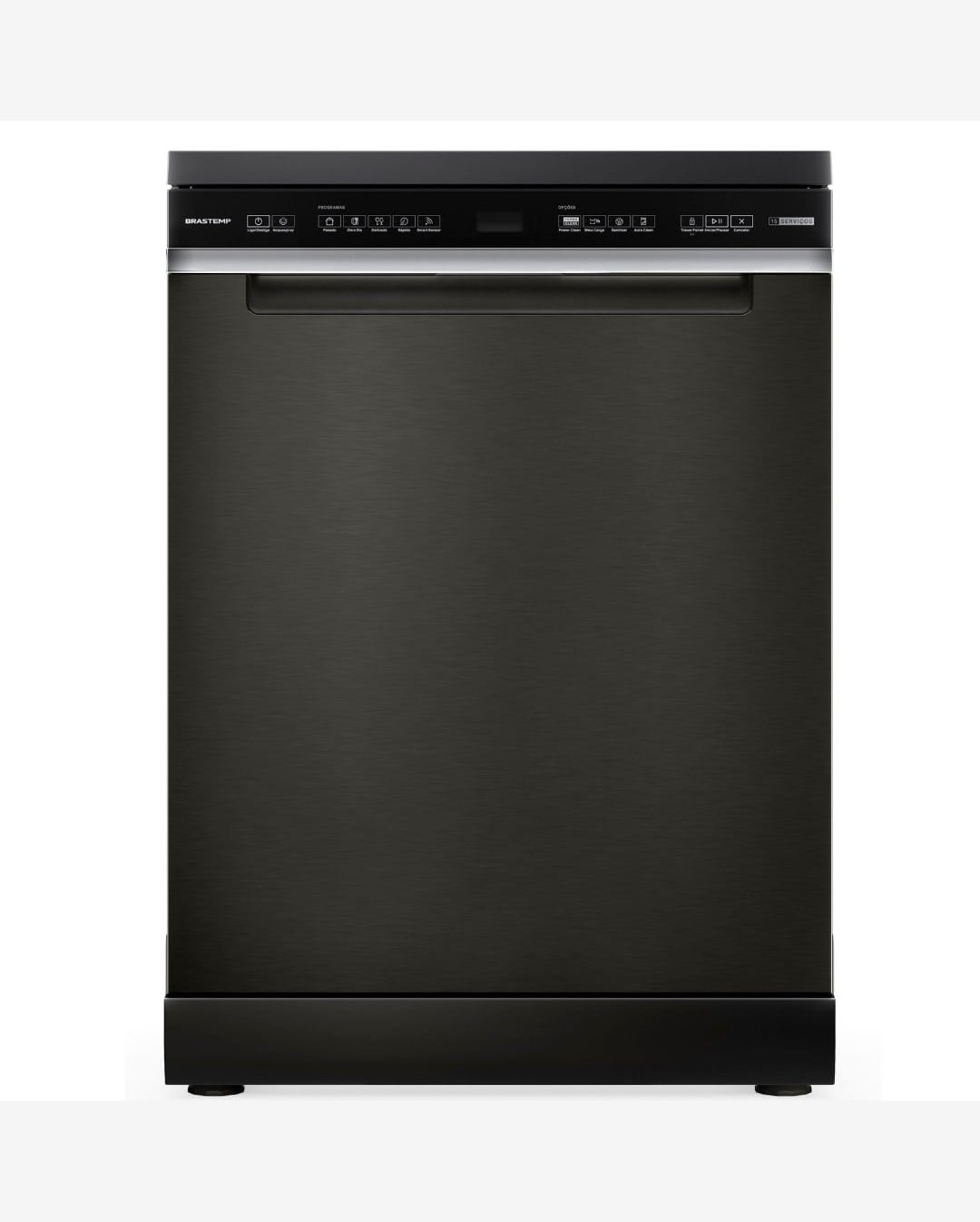 Lava Louças Brastemp Eclipse  15 Serviços Power Clean Preta 110V BLF62APANA
