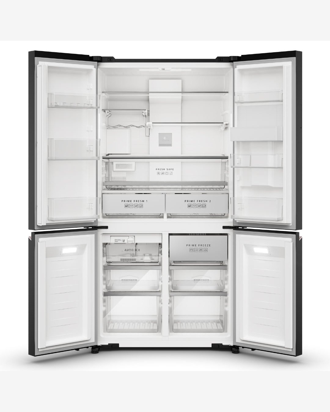 Geladeira Panasonic DB99 French Door 618L Vidro Preta