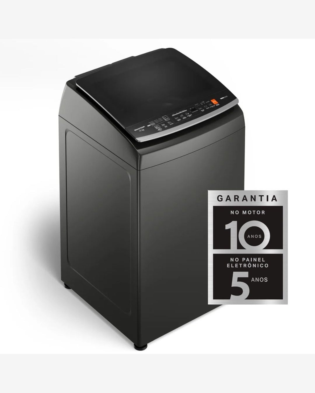 Lavadora Brastemp 17kg Cinza Platinum 110V BW17LTAHBR