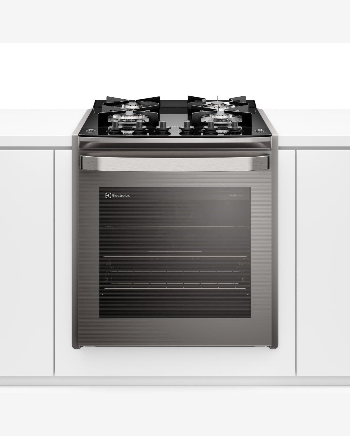 Fogão de Embutir Electrolux FE4EC PerfectCook360 Vaporbake 4Q Cinza 110V 33041FBA185
