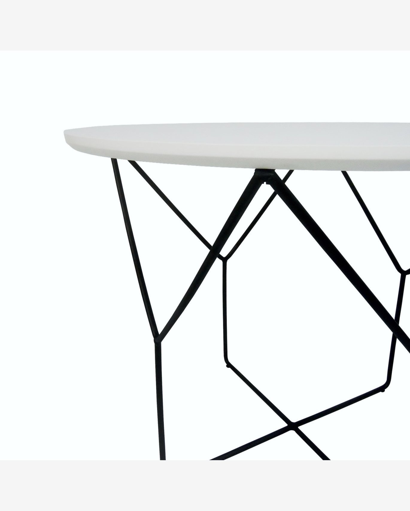Mesa de Centro Yap - Preto/Branco