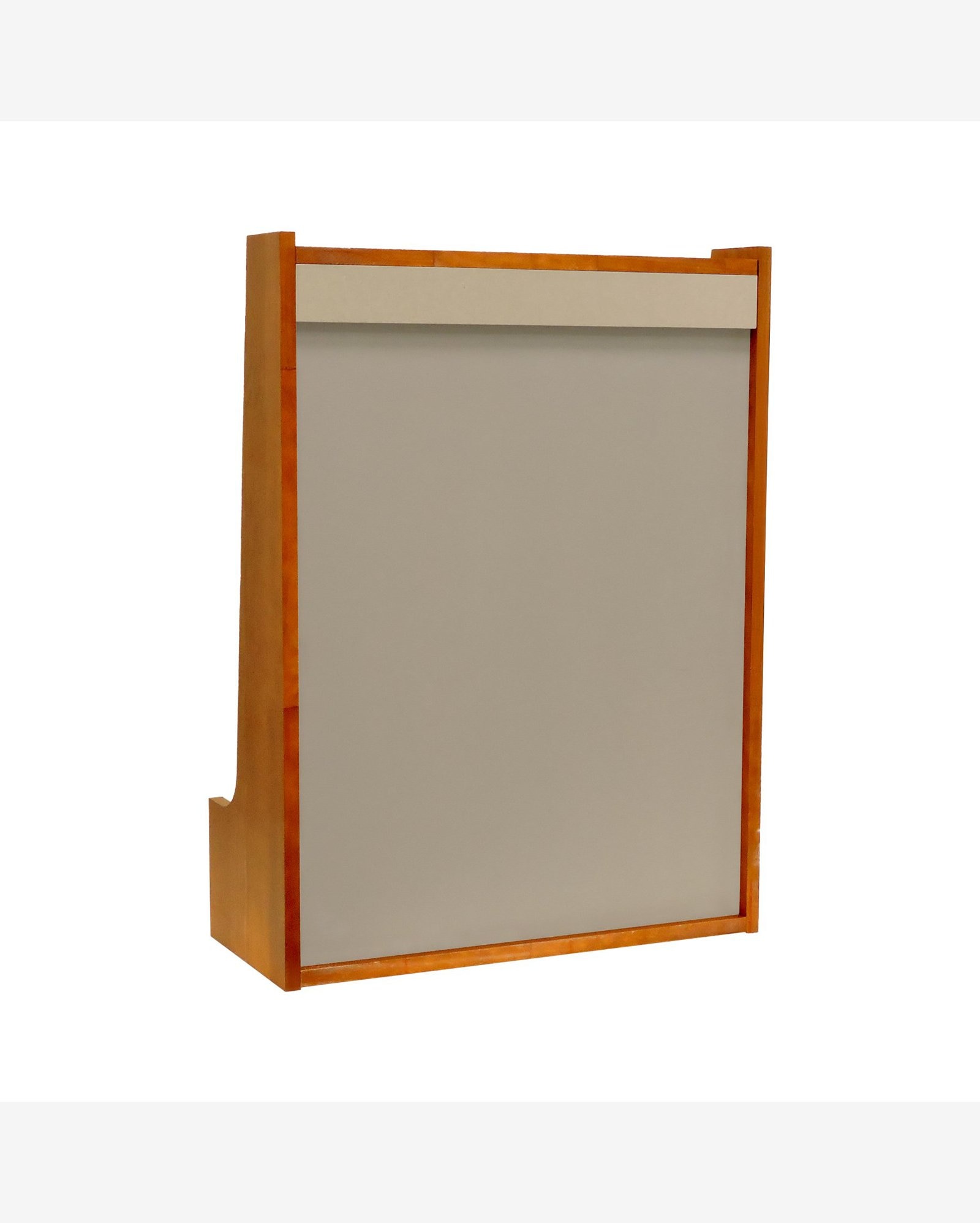 Prateleira Porta Pratos Caribe com Nicho 805x600x250mm - Amêndoa/Bege