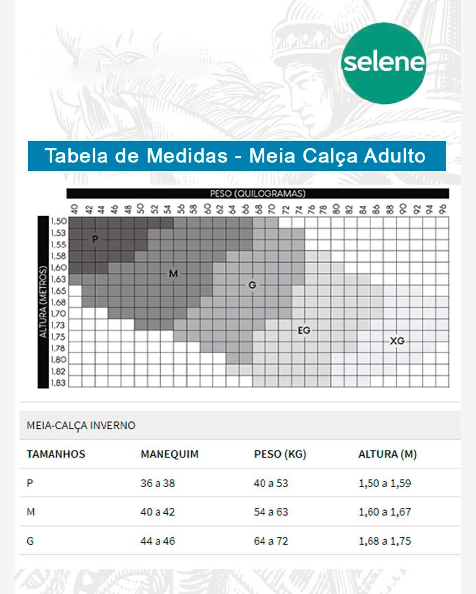 Meia Calça Arrastão Selene 9980-002