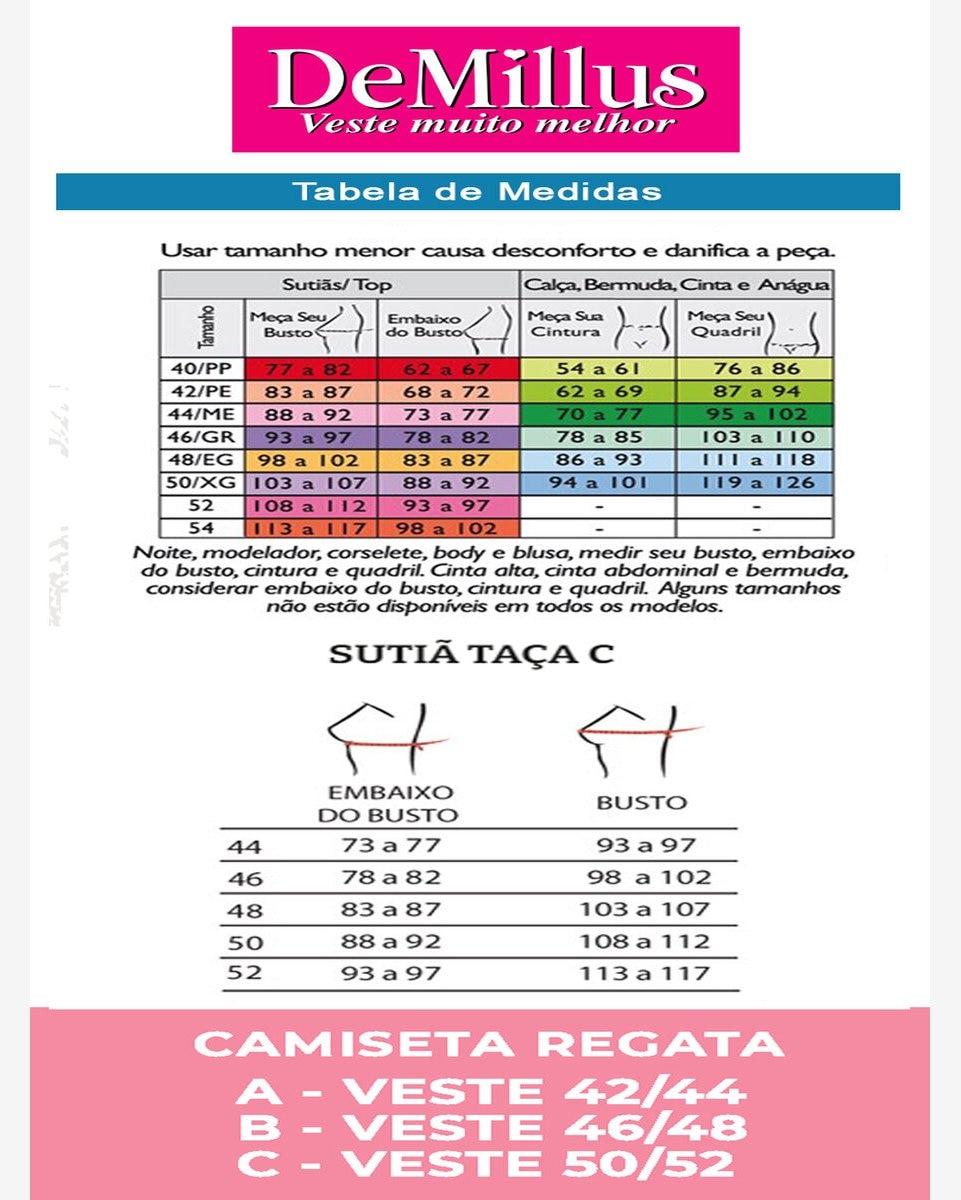 Riachuelo Sutiã com Aro e sem Bojo Candy Baby Demillus 64291 Taça B