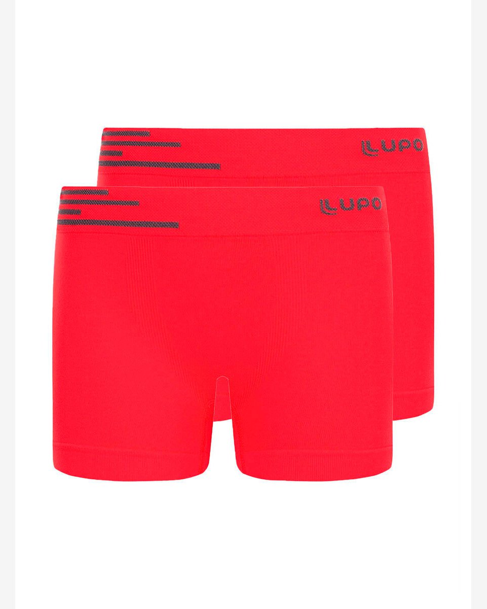 Kit com 2 Cuecas Infantil Boxer Lupinho 132-002