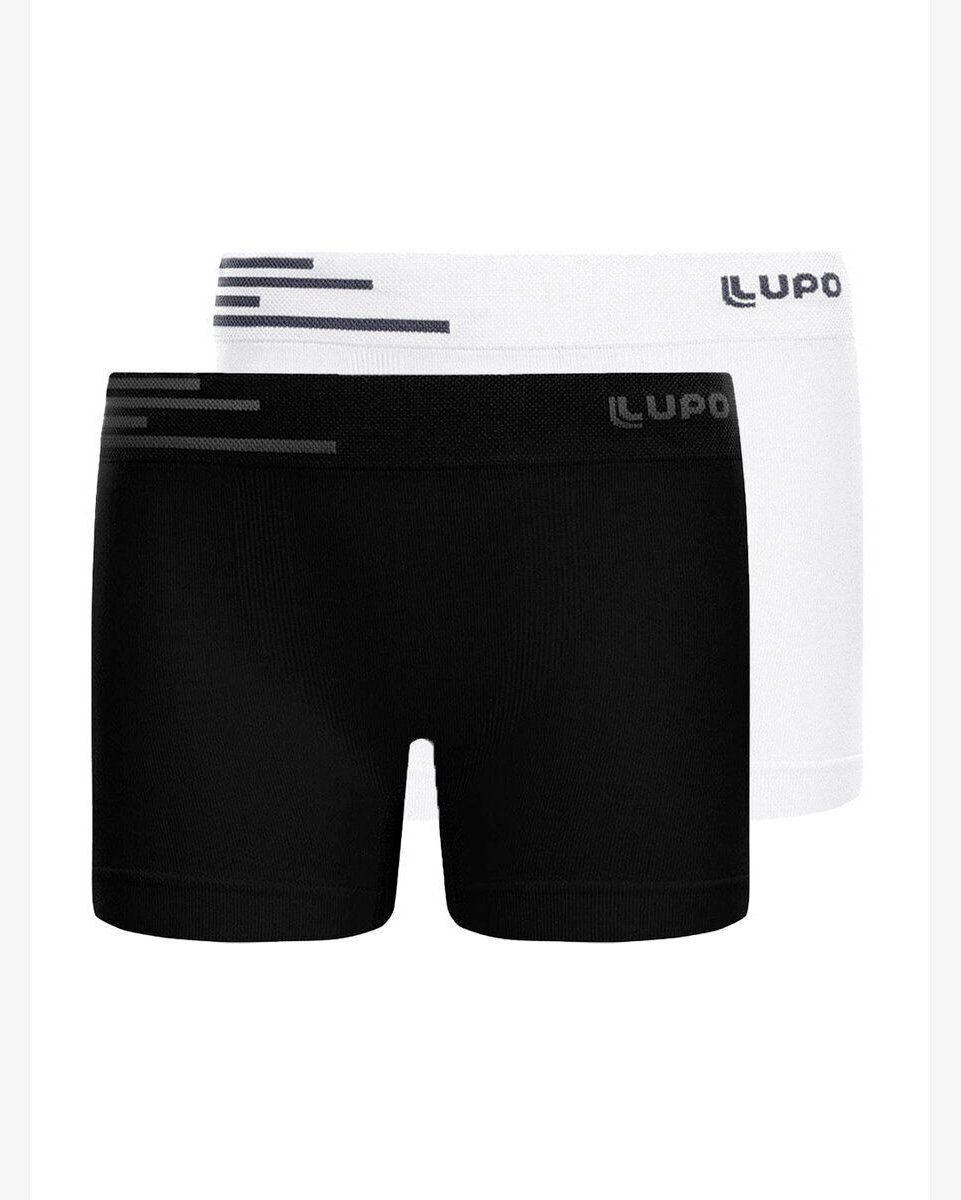 Kit com 2 Cuecas Infantil Boxer Lupinho 132-002