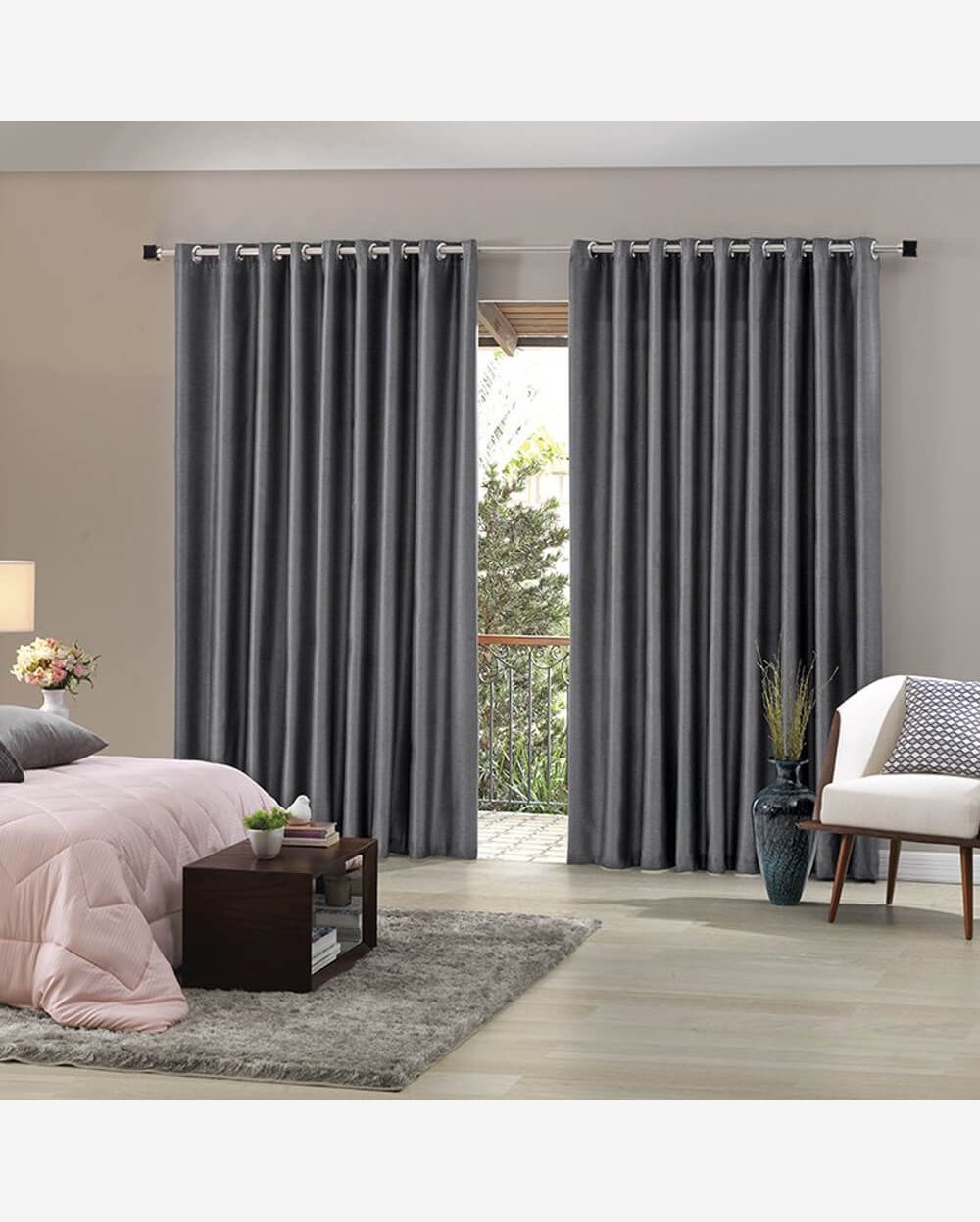 Cortina para Sala / Quarto Corta Luz Blend 5,4m x 2,8m - Bella Janela