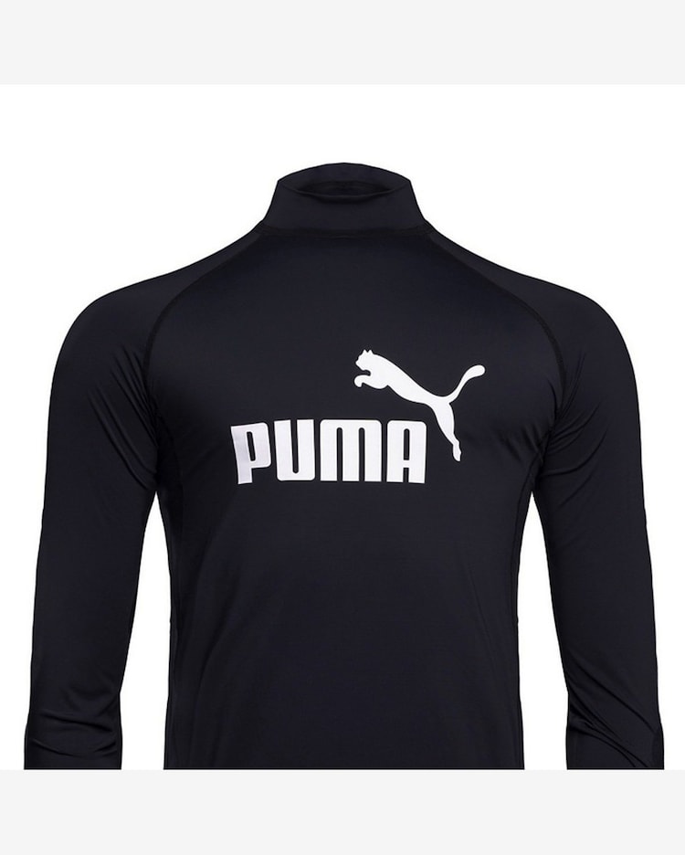 Camisa Térmica Puma UV50+ Manga Longa Masculina Preto Preto Riachuelo