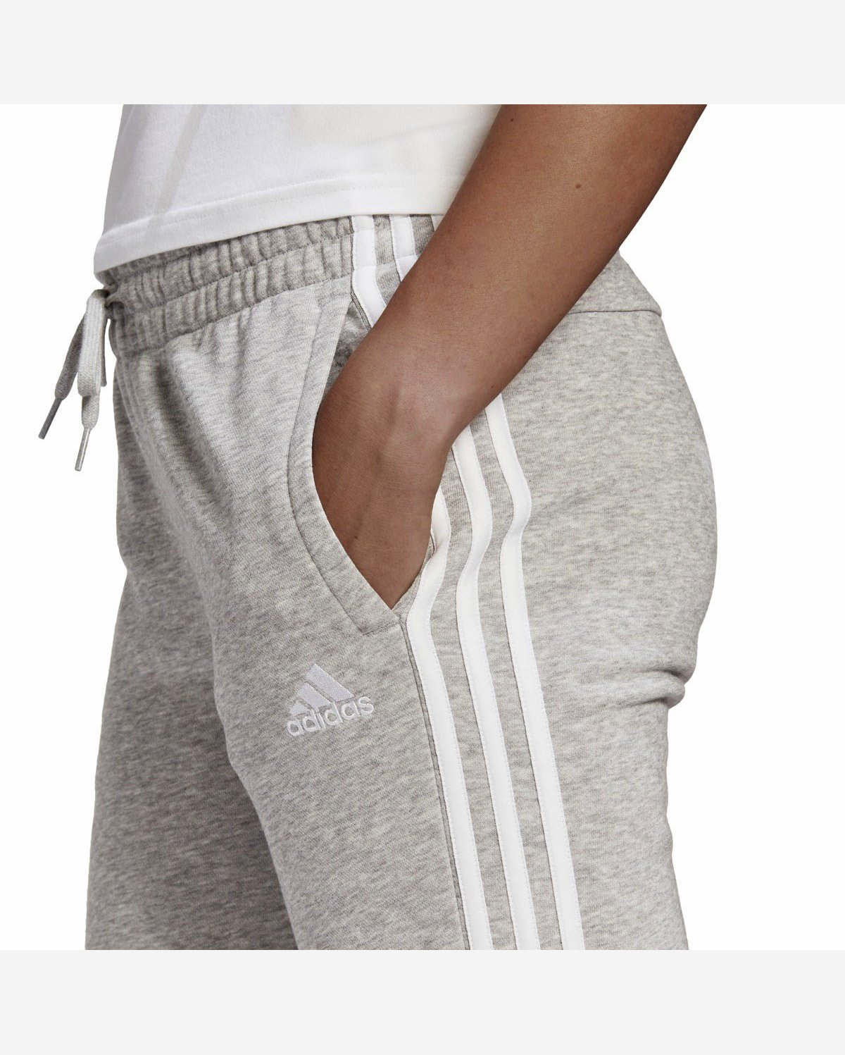 calça moletom adidas essentials 3 stripes masculina