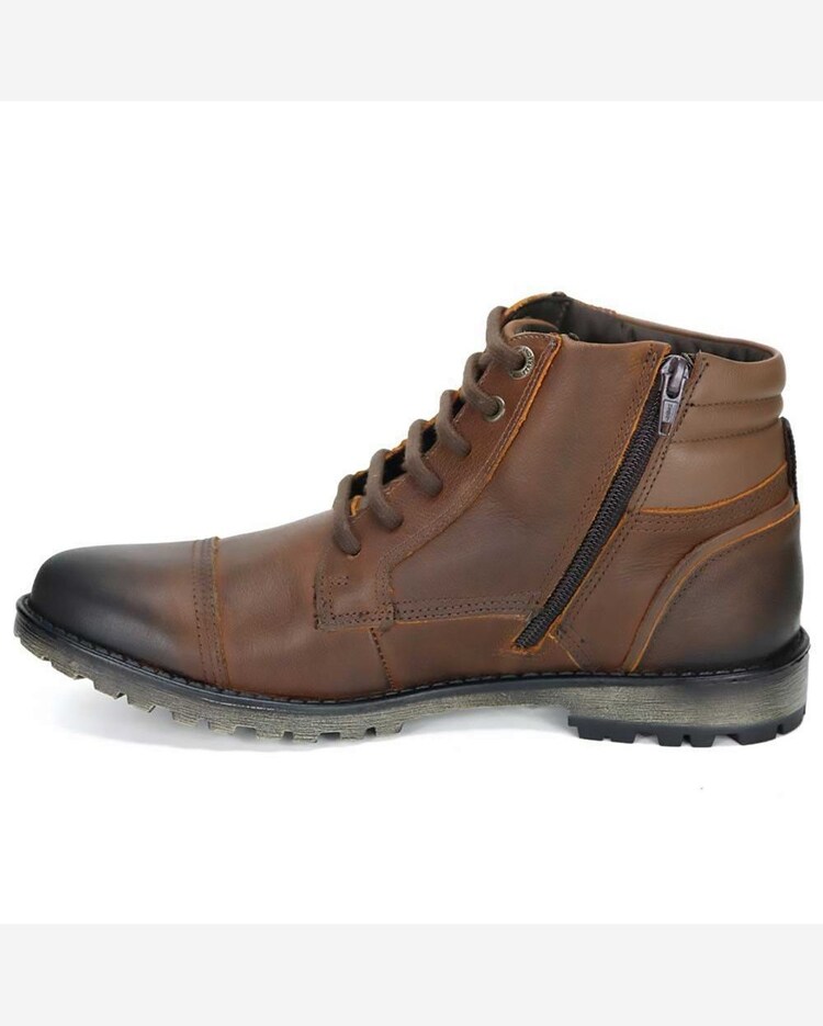 Riachuelo Bota Ferracini Cross Zíper Masculina