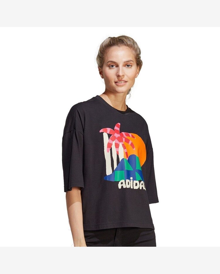 Riachuelo Camiseta Adidas X Farm Rio Graphic Feminina