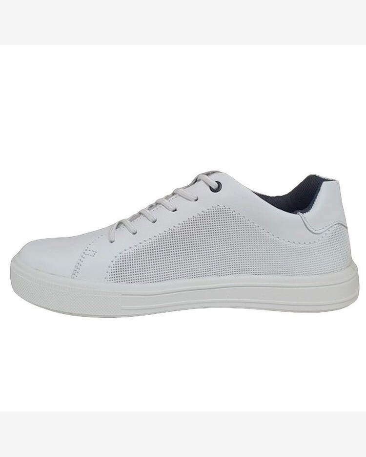 Kit Sapatênis Pegada City Masculino Par de Meia Branco Riachuelo