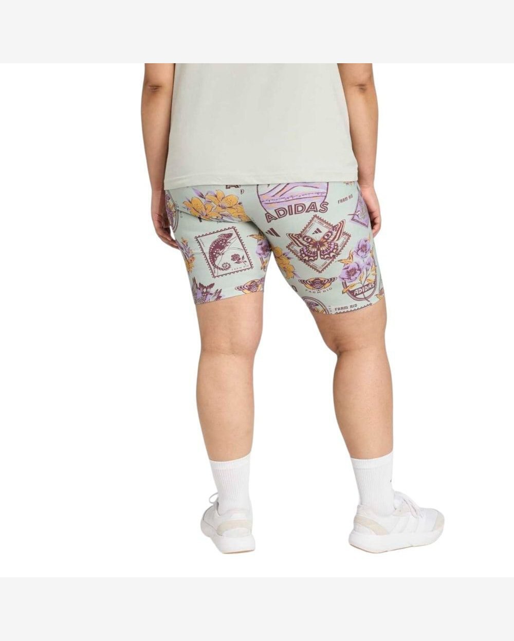 Bermuda Adidas Farm Biker Plus Size Feminina