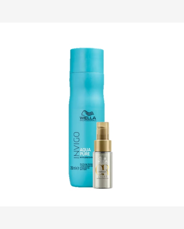 Wella Professionals Invigo Balance Aqua Pure Shampoo Antirresiduos 250ml Oil Reflections Light 30ml
