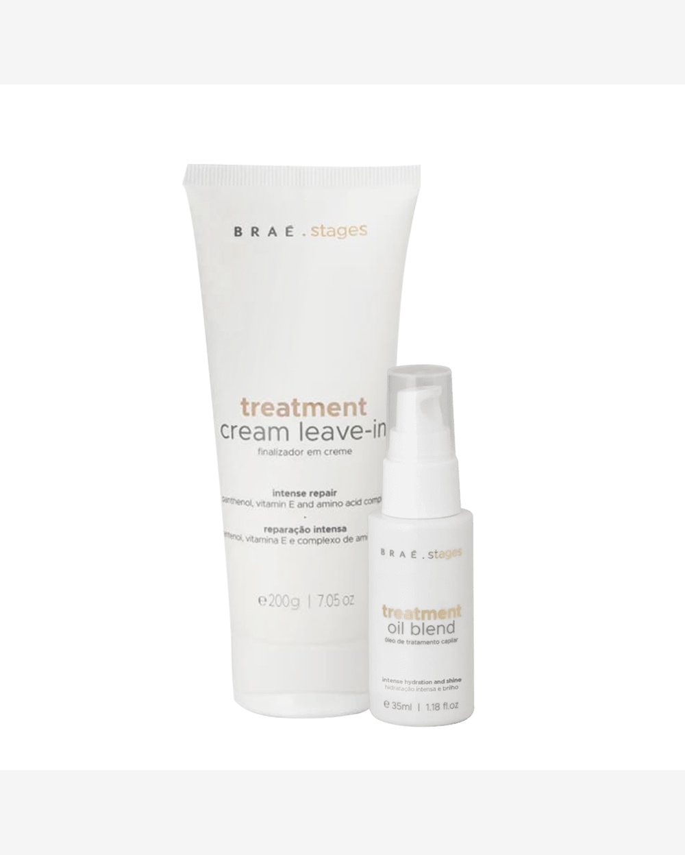 Kit Braé Stages Treatment Blend Oil Leave-in (2 produtos)
