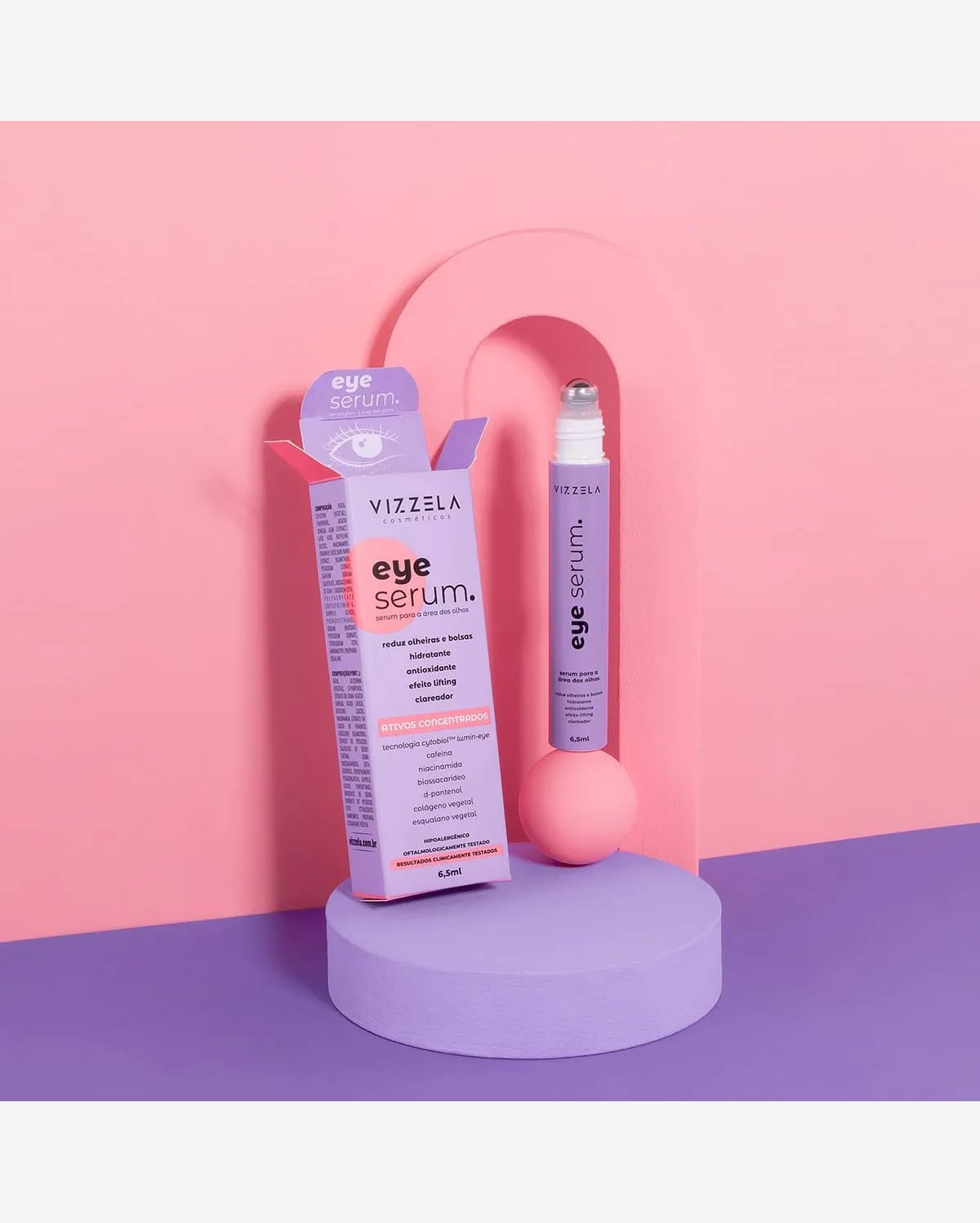 Kit Vizzela Eye Sérum Powder Pó e Sérum para Olhos (2 produtos)