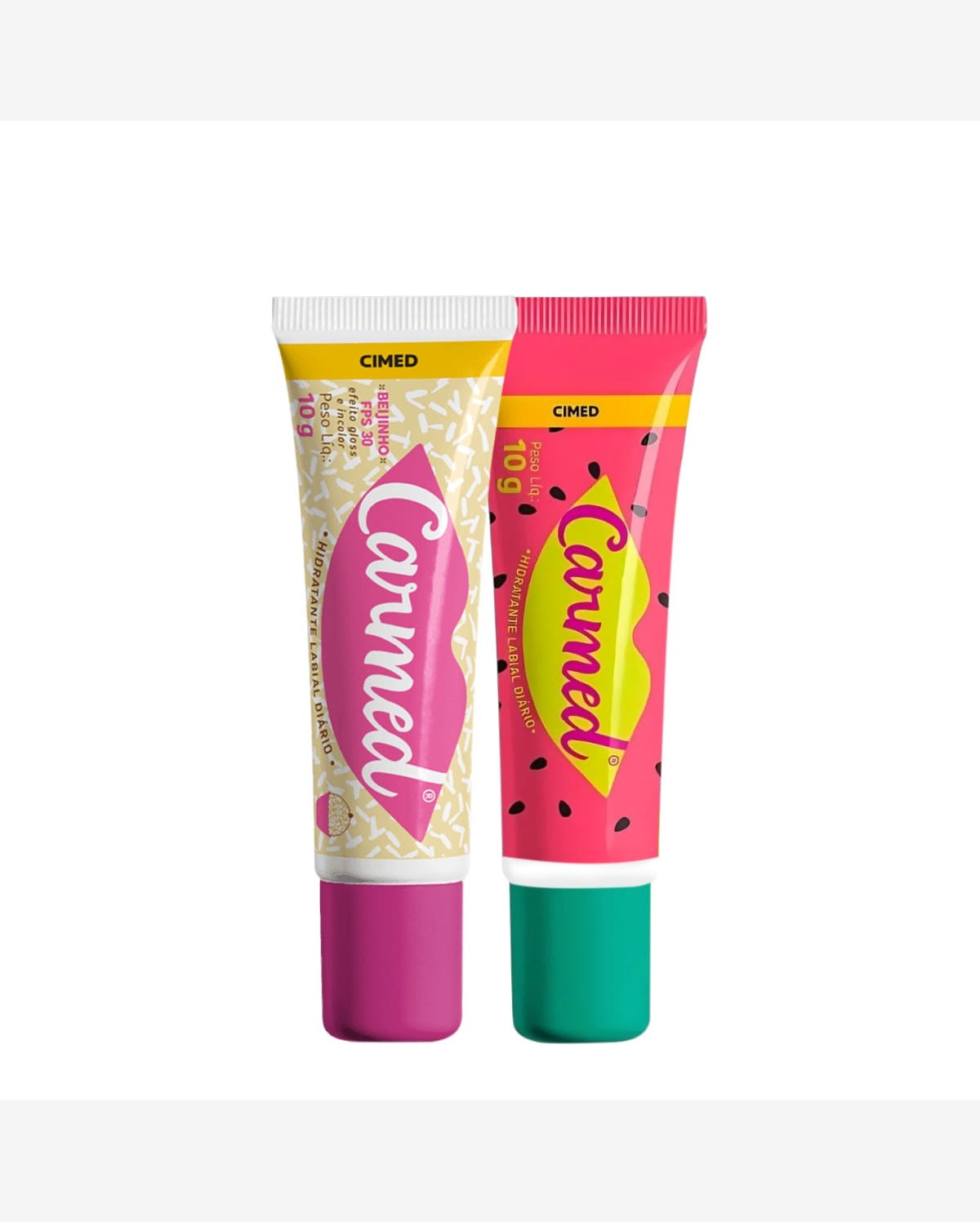 Kit Carmed BFF Beijinho FPS30 Melancia Hidratante Labial (2 produtos)