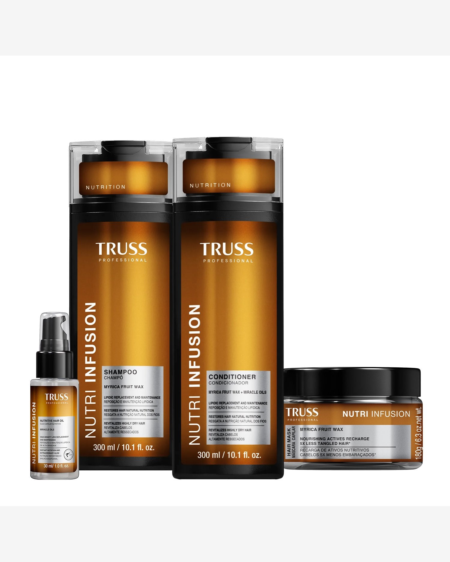 Kit Truss Nutri Infusion Home Care Oil (4 produtos)