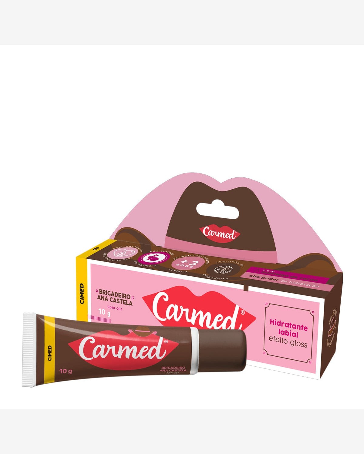 Carmed Ana Castela Brigadeiro - Hidratante Labial 10g