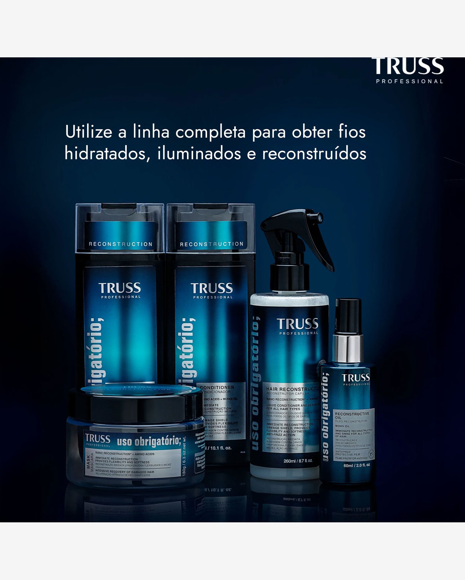 Truss Uso Obrigatório Reconstruction Refil - Shampoo 1L