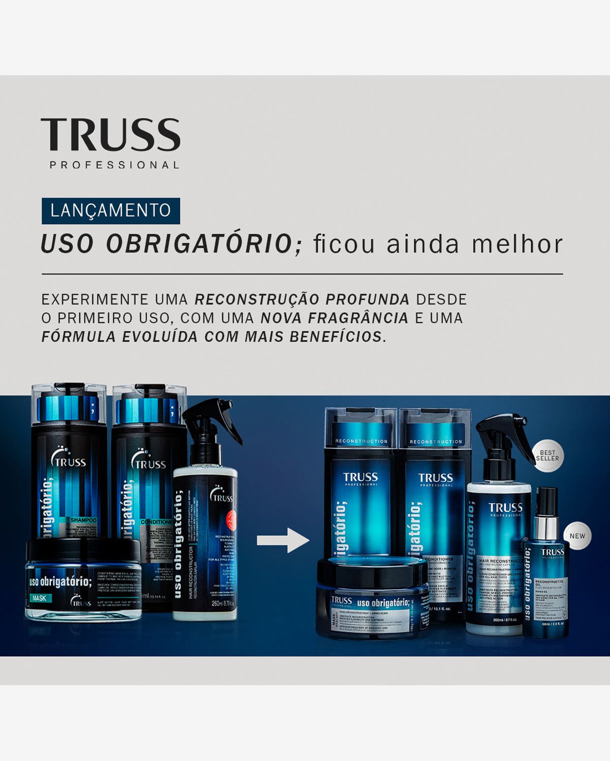 Truss Uso Obrigatório - Óleo Capilar 30ml