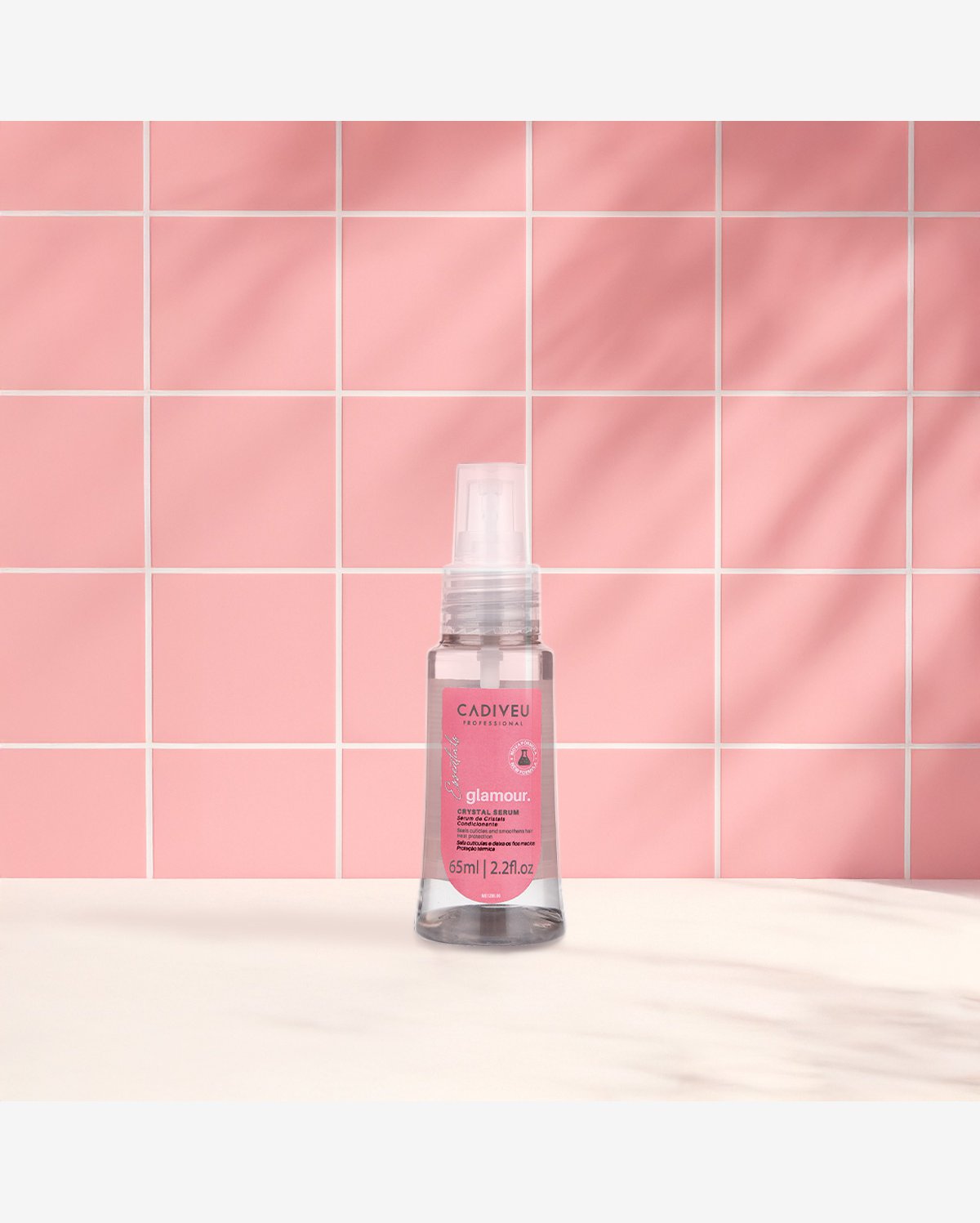 Kit Taiff Easy 1200W 127V Rosa Escova Secadora Cadiveu Essentials Glamour Sérum (2 produtos)
