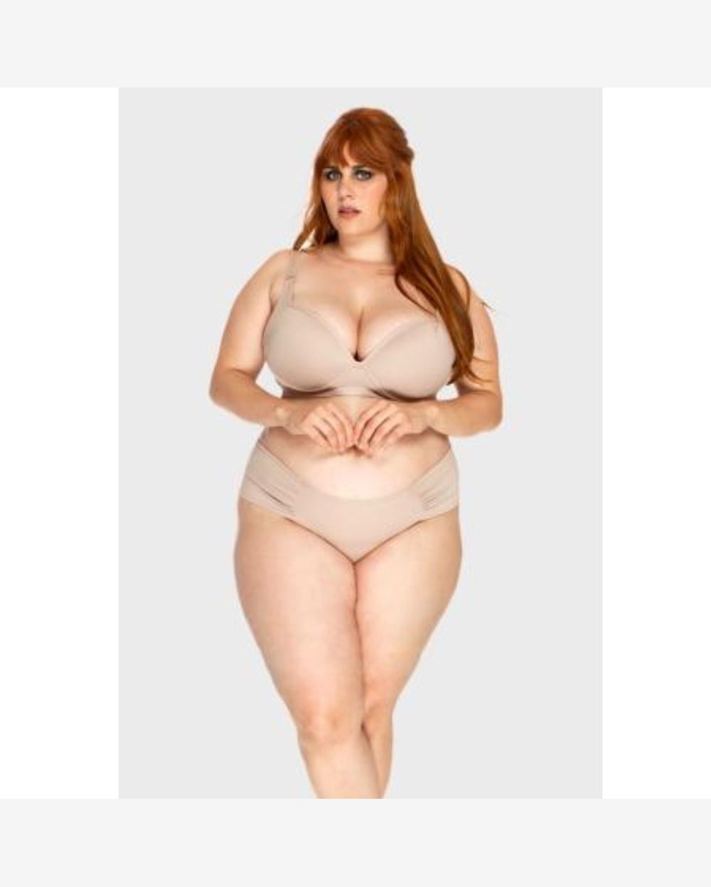 Sutiã Reforçado com Laterais Super Largas e Elástico no Cós Plus Size
