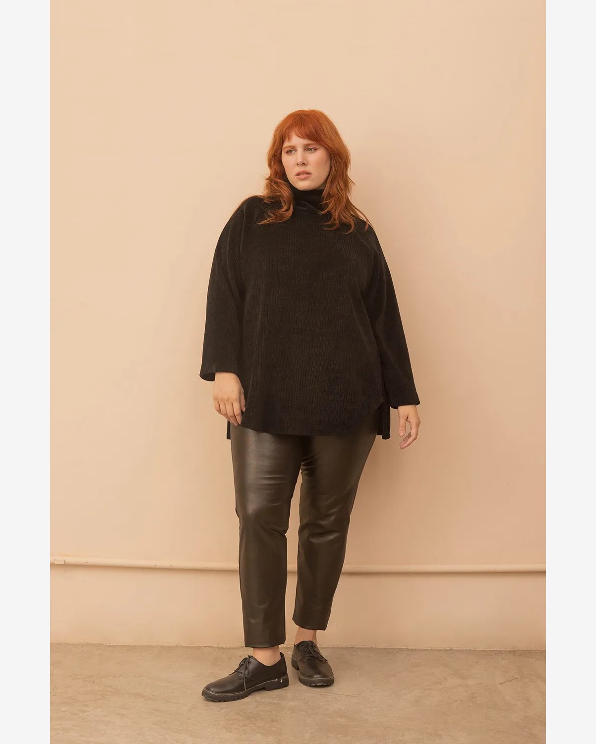 Blusa Tricô Chenile Plus Size