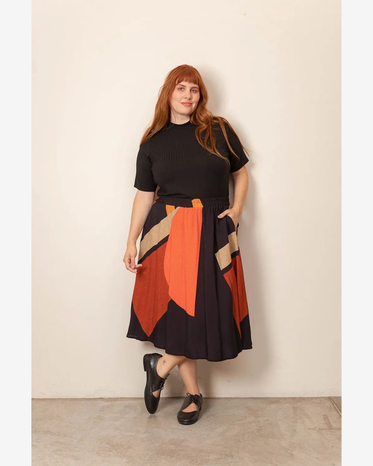 Saia Evasê Plus Size
