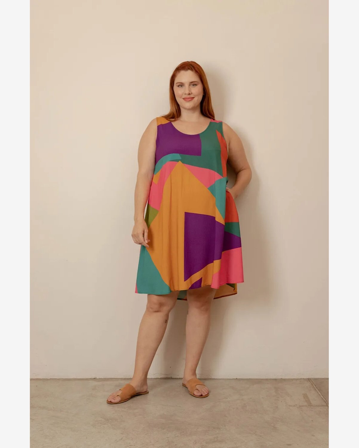 Vestido Regata Evasê Plus Size