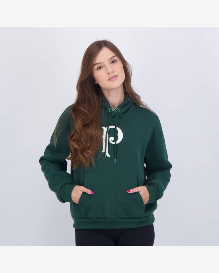 Palmeiras Feminino Agasalho Palmeiras Verde Moletom Palmeiras