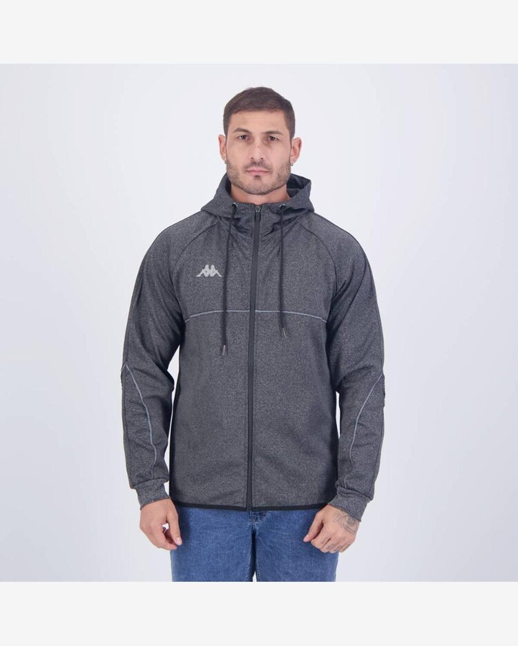 Jaqueta Kappa Skuba Vivier Cinza Riachuelo