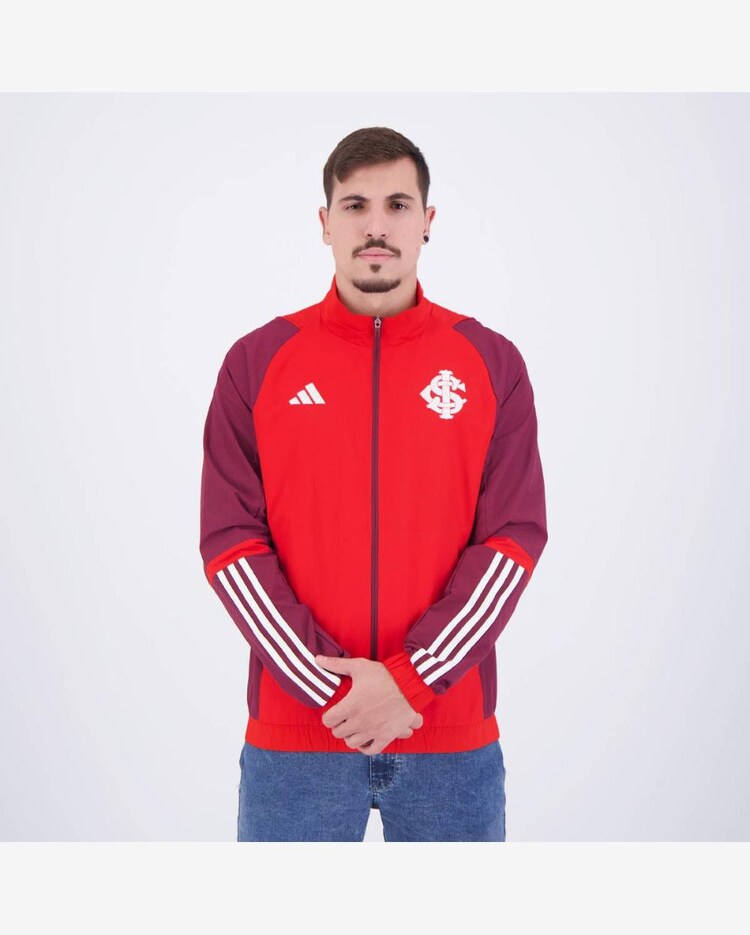 Jaqueta Adidas Internacional 2024 Apresentação Vermelha