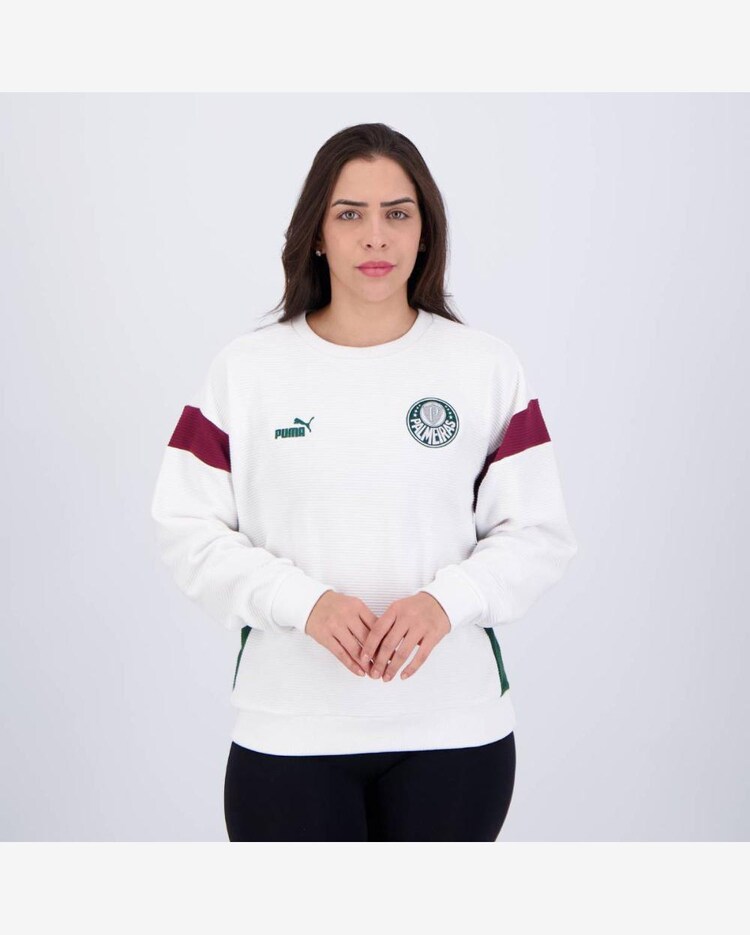 Riachuelo Moletom Puma Palmeiras FTBL Archive Feminino