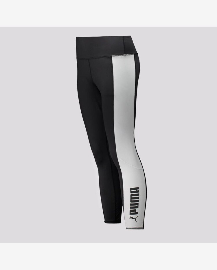 Calça Legging Puma Fit Eversculpt Color Block Feminina Preto e Branco  Riachuelo
