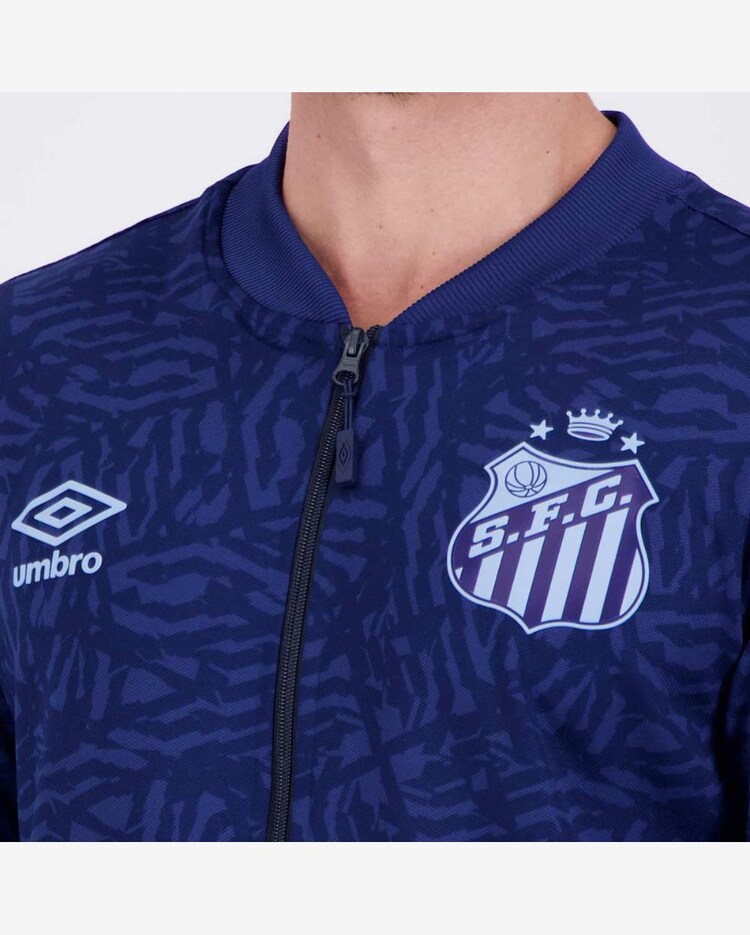 Riachuelo Jaqueta Umbro Santos Hino 2024 Marinho